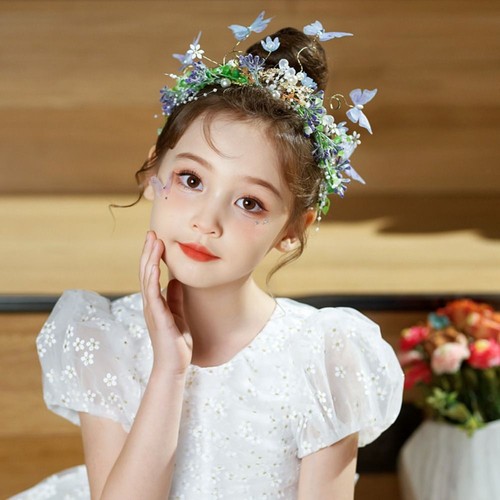 Butterfly floral crown - floral,
