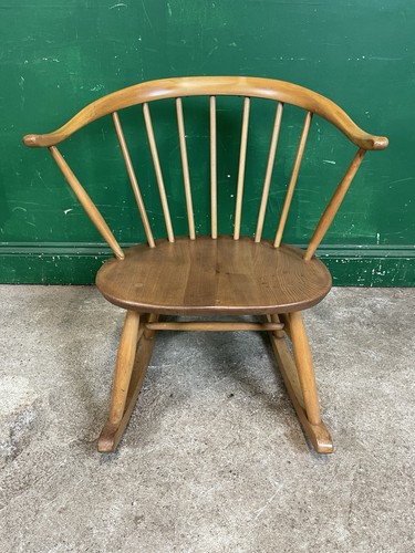 Ercol cowhorn rocking chair - cowhorn,