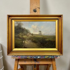 HUGH B SCOTT Victorian Oil