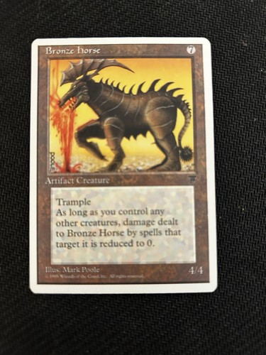 Mtg bronze horse - -, lightly