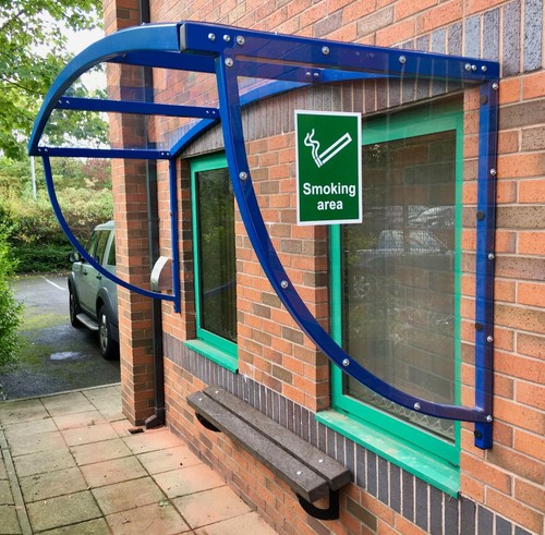Smoking shelter vaping wall - smoking,