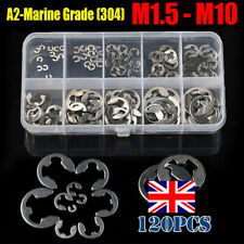 120X External E Clips Circlip