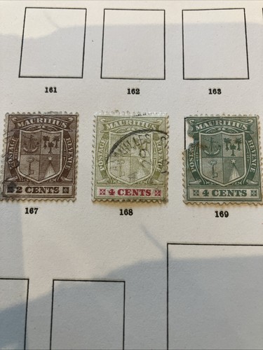 Mauritius 1921 1925 part - part, set