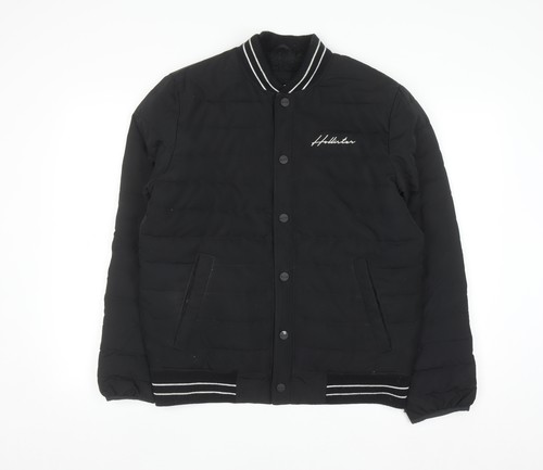 Hollister mens black varsity - hollister,