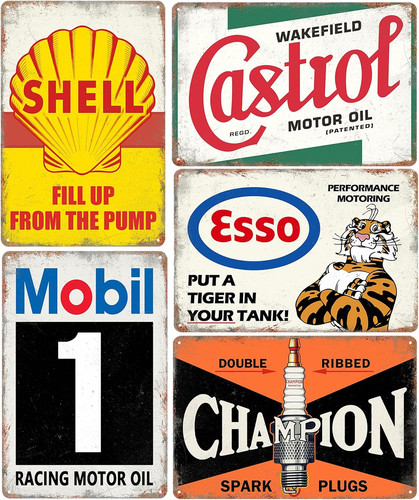 Vintage metal tin signs retro - vintage,