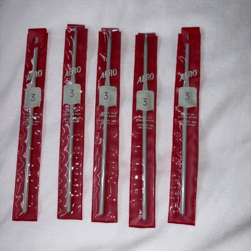 Vintage aero crochet hooks - vintage,
