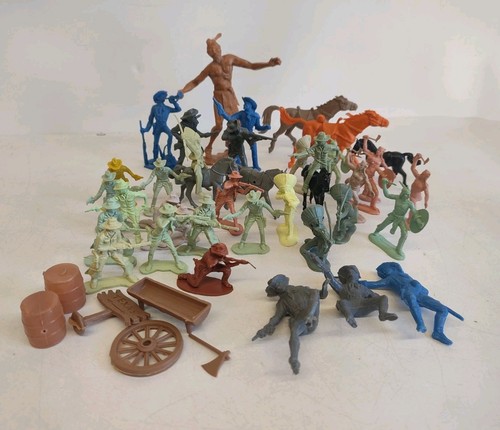 Vintage plastic cowboys and - vintage,