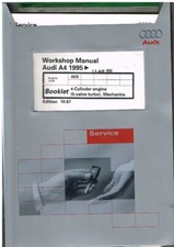 AUDI A4 (B5) 1.8L 4-CYL 20v TURBO AEB ENGINE (MECHANICAL) '95-97 WORKSHOP MANUAL