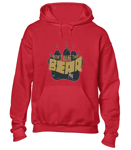 Don wake the bear hoody - don't,