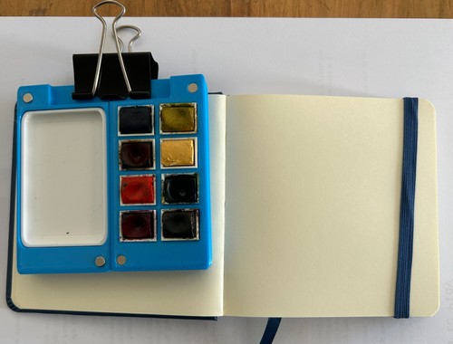 Compact printed watercolour - compact,
