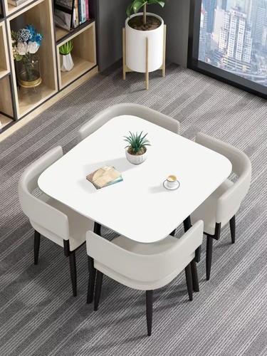 Wooden dining table and 4 - wooden,