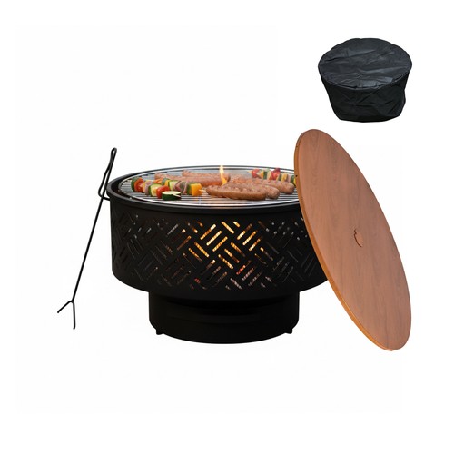 Fire bowl barrel - fire,