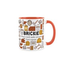 Brickie Mug - Novelty Orange
