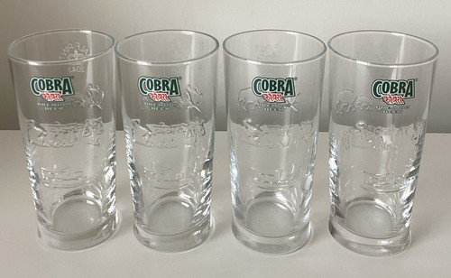 Cobra half pint glasses vgc - cobra,