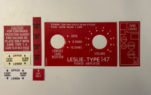 Leslie speaker 147 amp - speaker,