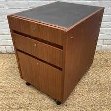 Vintage Retro Teak Filing Cabinet