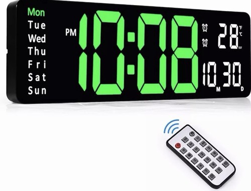 Led wall mounted clock - led,
