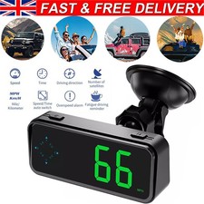 Car LED Digital Speedo Speed MPH HUD Head Up Display Speedometer Universal Green