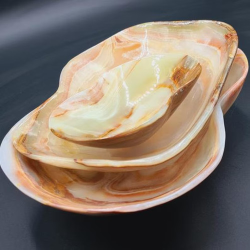 Onyx crystal decorative bowl - decorative,