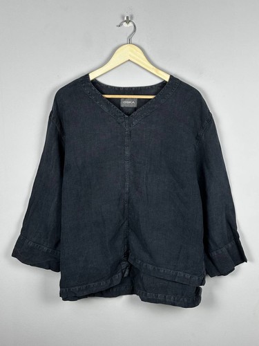 Oska wool garment asymmetric - wool,