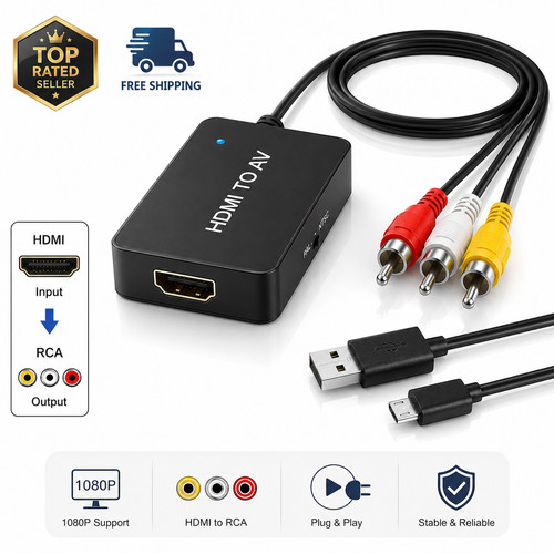 Hdmi 1080p converter - to, av