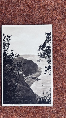 Vintage postcard clovelly - postcard,