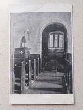 Interior of a Church. Altar. Pulpit. Cross.