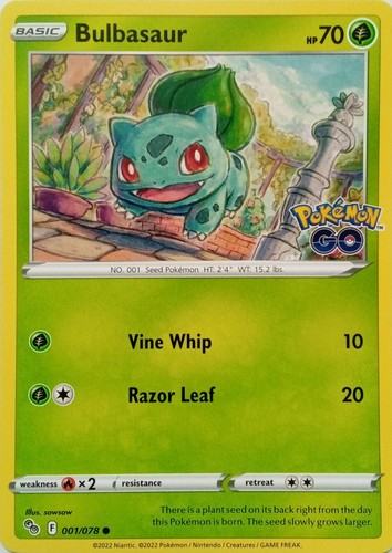 001 078 bulbasaur common - |,