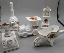 Set 5 Cottage Rose Fine Bone