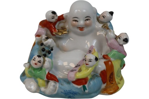 Chinese porcelain happy buddha - happy,