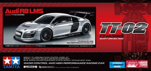 Tamiya audi lms - lms, 2008