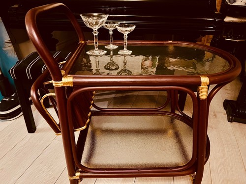 Vintage drinks trolley retro - vintage,