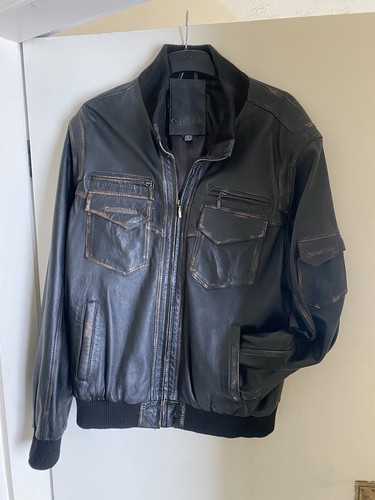 Mens chevignon leather - mens, jacket