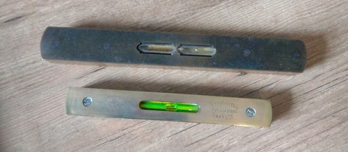 Vintage spirit level e - level, x2