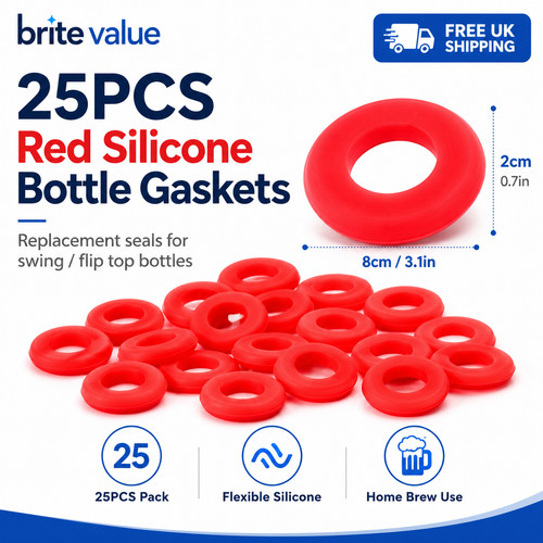 25x red silicone - 25x,