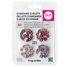 Crafts We R Memory Keepers Standard Eyelets Round Pink 4 Variations 60/Pkg