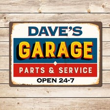Personalised Retro Garage