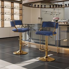 2X Bar Stools Corduroy Bar