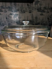 Vintage JAJ Pyrex 4 Pint Clear