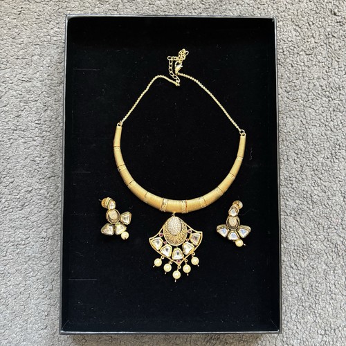 Kundan choker necklace - kundan,