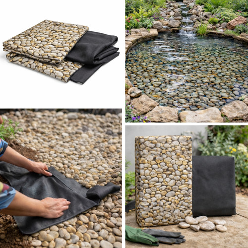 450gsm pebble pvc - 450gsm, pond