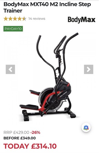 Bodymax mxt40 incline - mxt40, step