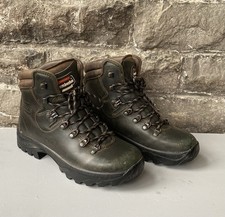 Zamberlan Cervino Walking Boots Green Leather Vintage Women 6.5 Men 7.5 EU 40