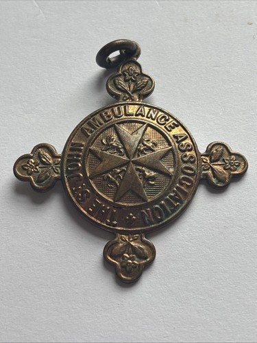 John ambulance medal - ambulance, medal.