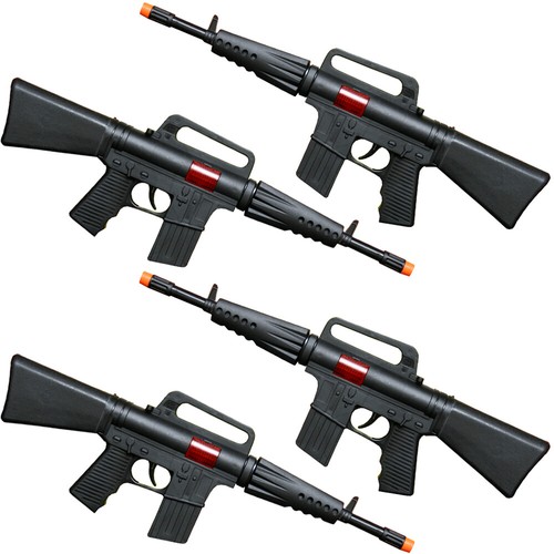 Set black gun toy - 4,