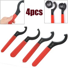 4pcs Coilover Wrench, Hook Wrenches Tools Set Shock Spanner Wrench Set C-Shape