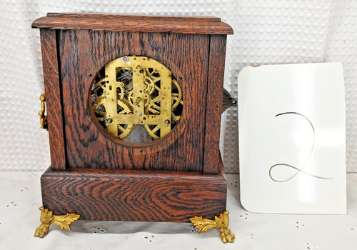 Antique sessions mantel clock - mantel,