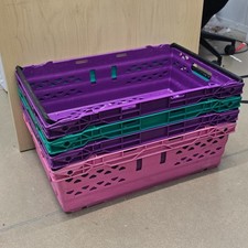 10x Bale Arm Crates Plastic