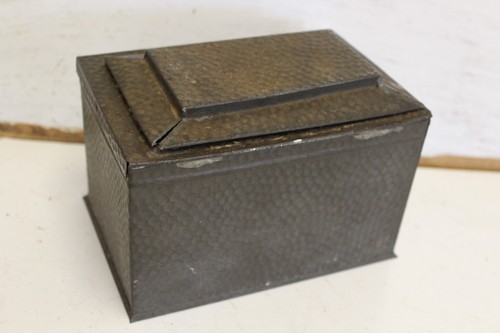Vintage tin biscuit - tin,