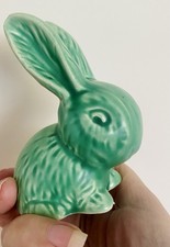 FLAXMAN WARE WADE HEATH SNUB NOSE Green RABBIT Vintage Adorable